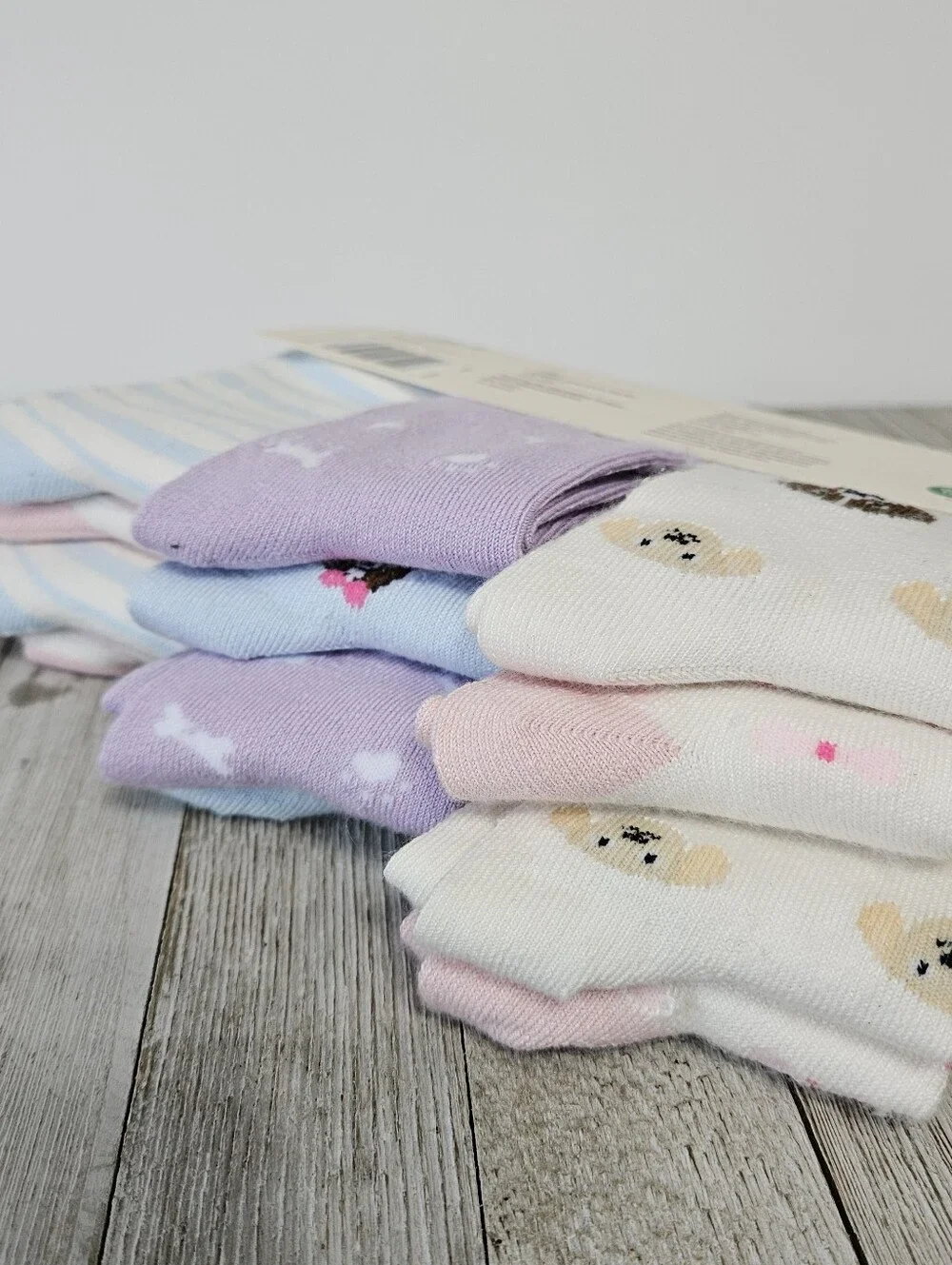 2 - 6 Packs Toddler Crew Socks Size S 6X Boys  4.5-8.5 Girls 6-10.5 Crew Socks b